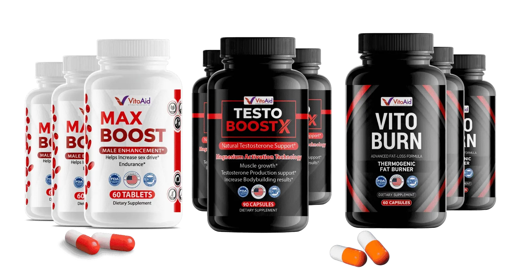 Three-month Supercharged Male Stack bundle