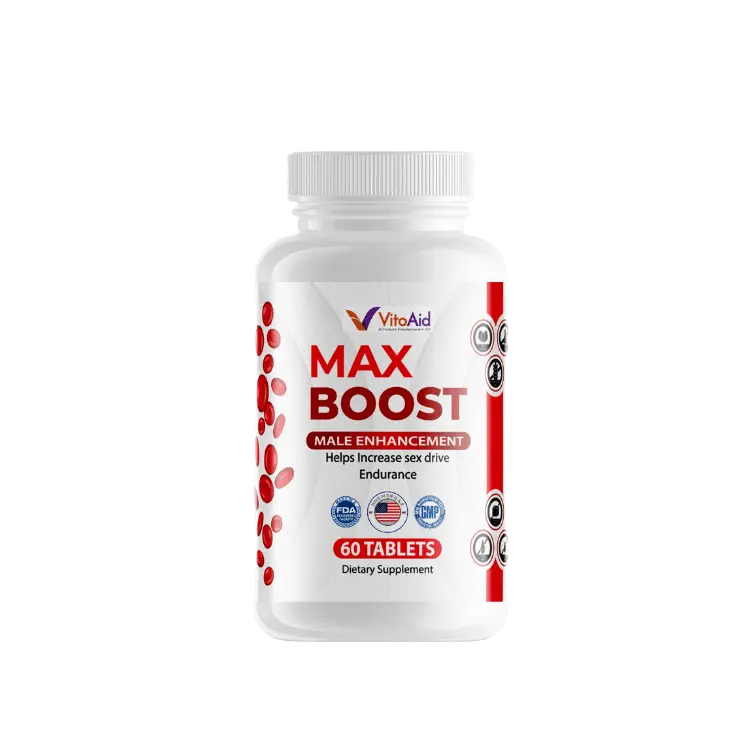 Max Boost supplement bottle