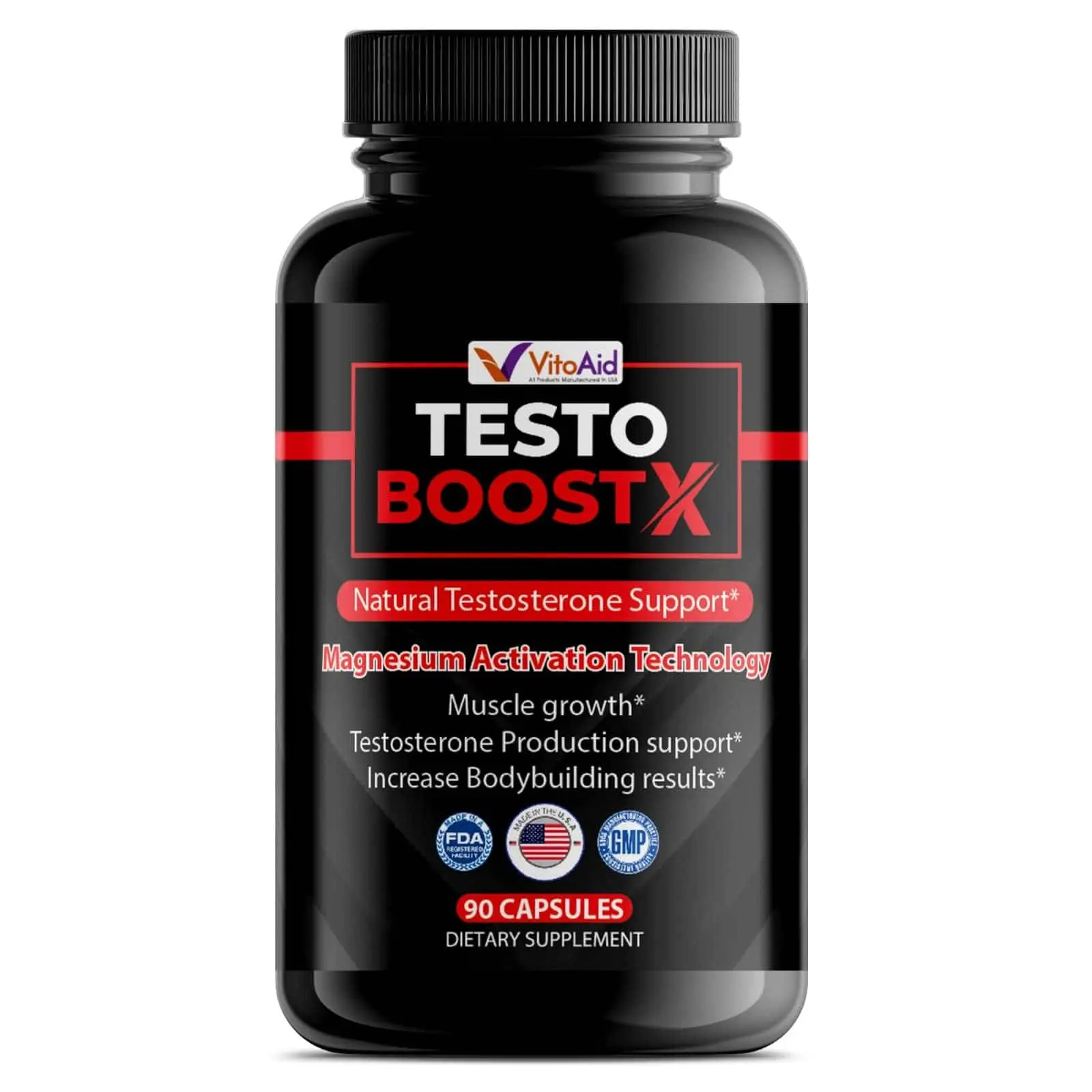 Testo BoostX supplement bottle